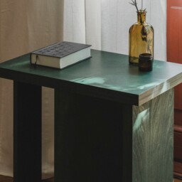 Ototo.18 Minimalist Plywood Coffee Table in Japandi Style, Cocktail Table, Auxiliary Plant Stand, Bedside - thumbnail 2