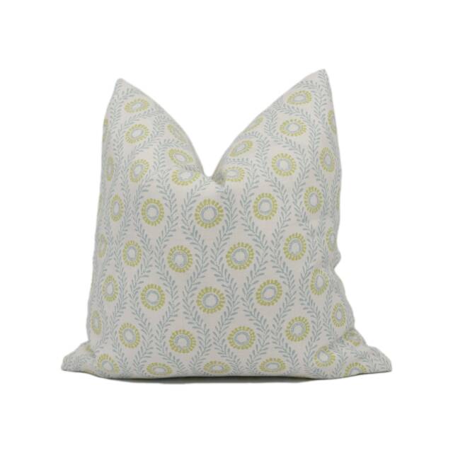 Colefax & Fowler - Swift Leaf/Aqua Charming Scandi Designer Cushion Cover Handmade Throw Pillow Luxury Home D??cor - image 1