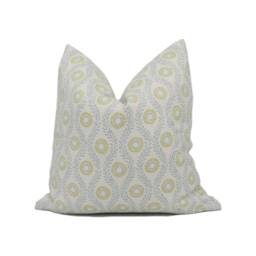 Colefax & Fowler - Swift Leaf/Aqua Charming Scandi Designer Cushion Cover Handmade Throw Pillow Luxury Home D??cor - thumbnail 1