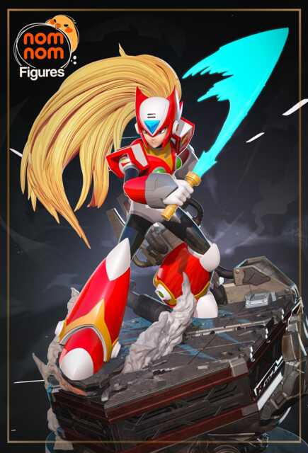 Zero Megaman 3D Printed Figure 110 Scale - image 1