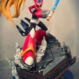 Zero Megaman 3D Printed Figure 110 Scale - thumbnail 4