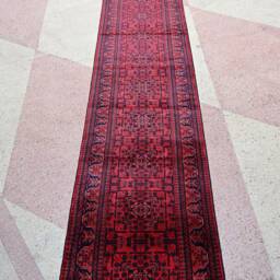 32 Ft Long Runner Rug, Best Quality Turkmen Tribal Hallway Runner, Bukhara Afghan Handmade Veg Dyes Wool, Oriental Runner, 32.0 X 2.8 - thumbnail 2