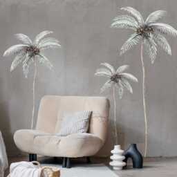 Wall Decal - Tropical Green Palm Tree Wall Stickers For Kids Room Or Nursery Decor Decoration By Dizzy Duck - thumbnail 2