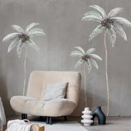 Wall Decal - Tropical Green Palm Tree Wall Stickers For Kids Room Or Nursery Decor Decoration By Dizzy Duck - thumbnail 1
