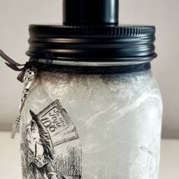 Alice in Wonderland Soap Dispenser Mad Hatter Tea Party Decor - thumbnail 3