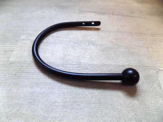 Curtain Tie Backwrought Iron - Forged Steel Hand Crafted