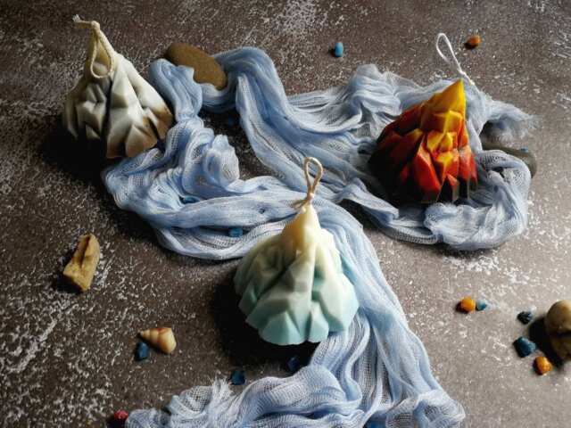 Mountain Candle, Iceberg Candle, Volcano Candle, Handmade Scented Home Decoration, Gift For Her, Fun Gift, Unique Gift, Anniversary Gift - image 1