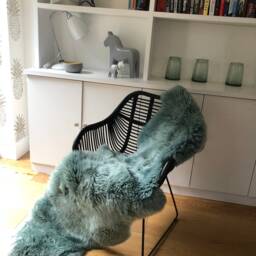 Sheepskin Rug, Genuine Sheepskin, Fur, Retro , Interior Design Accessories Scandi, Chair Cover, Bed Throw - thumbnail 4