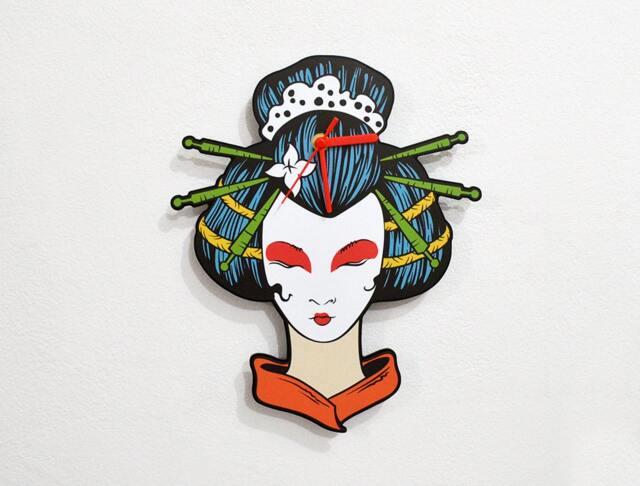 Japan Geisha - Wall Clock - image 1