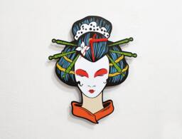 Japan Geisha - Wall Clock - thumbnail 1