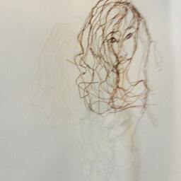 I Am A Figment Of Your Imagination Award Winning Wall Art By Elizabeth Berrien, Internationally Acclaimed Wire Sculptor - thumbnail 4