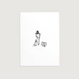 Mother & Children/Christian Prints Recycled Card Kraft Or White - thumbnail 2