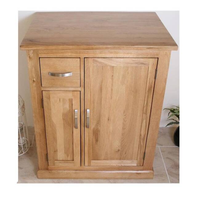 Solid Oak Bathroom Furniture Vanity Cabinet - Cupboard Storage Unit 750mm 503 - image 1