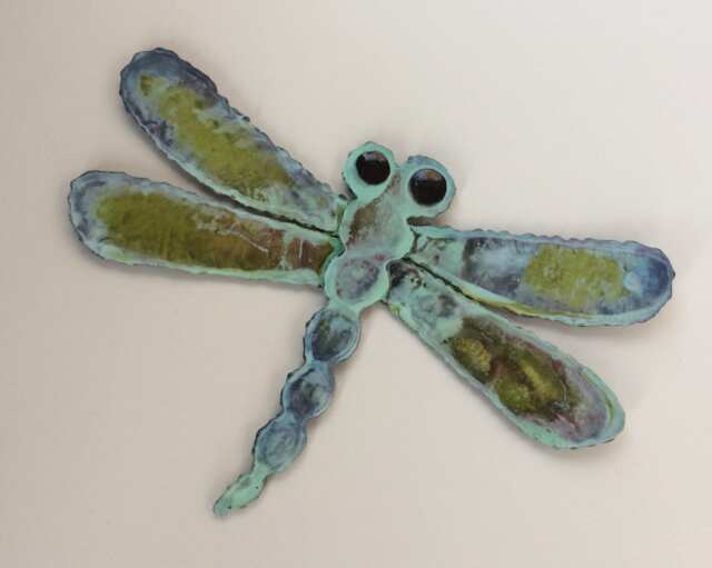 Copper Dragonfly/Garden Art/Country Home Decor/Farmhouse Art/Rustic Country Garden Decor/Metal Dragonfly/Copper Wall Art/Metal Decor