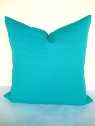 Turquoise Throw Pillows Solid Turquoise Outdoor Pillow Covers Teal Blue 26x26 Euro Shams - thumbnail 1