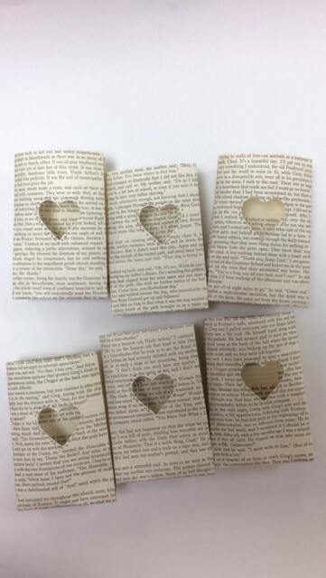 Mini Heart Luminaries, Book Wedding, Love Story, Decor, Paper Lanterns, Party, Wedding Theme Weddings - image 1
