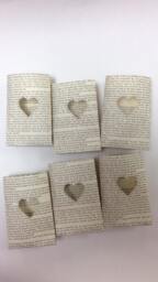 Mini Heart Luminaries, Book Wedding, Love Story, Decor, Paper Lanterns, Party, Wedding Theme Weddings - thumbnail 1