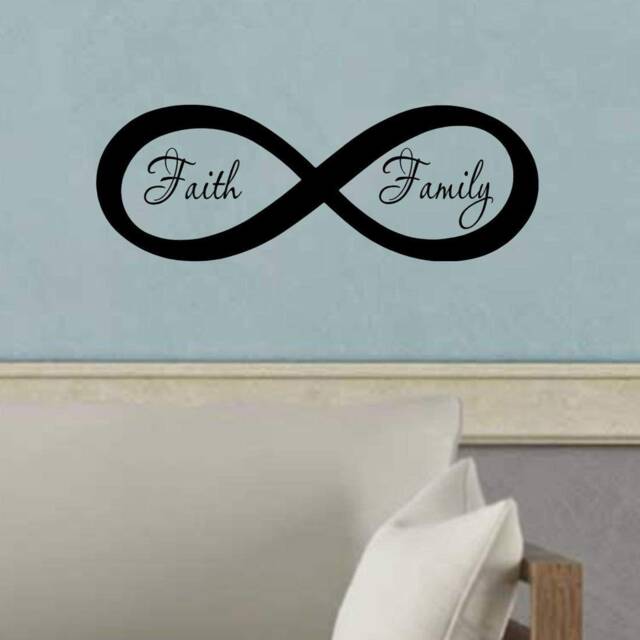Infinite Faith Family Wall Decor Room Sticker Decal Loving Art - image 1