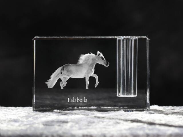 Falabella , Crystal Pen Holder With Horse, Souvenir, Decoration, Limited Edition, Collection - image 1