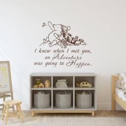 Nursery Wall Decal Adventure Quote, Kids Room Decor P113 - thumbnail 3