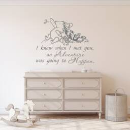 Nursery Wall Decal Adventure Quote, Kids Room Decor P113 - thumbnail 2