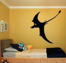 Velociraptor Dinosaur Sticker, Vinyl Wall Art Sticker, Transfer, Mural, Stencil, Easy To Apply, Instructions Included, Matt Finish - thumbnail 1