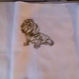 Cushion Cover Dog Embroiderd Name - thumbnail 4