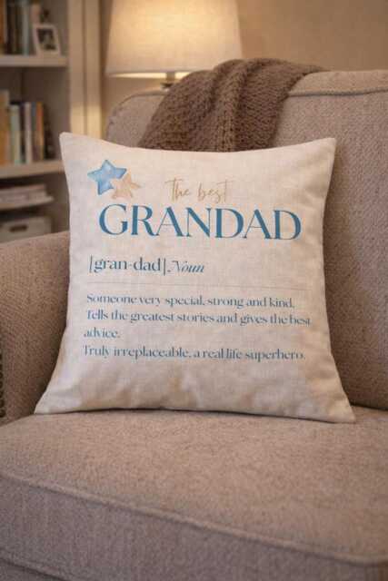Grandad Cushion, Personalized Gift, Fathers Day - image 1