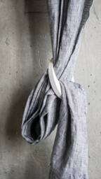 Gray Linen Curtains, Bedroom Window Treatment, Organic Drapery Panel, Rustic Home Farmhouse Decor - thumbnail 1