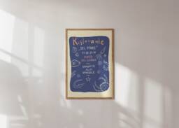 Poster Ristorante, Italian Restaurant Illustration/Art Print Dolce Vita Italy, Kitchen, Food, Art, Maritime - thumbnail 1