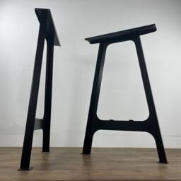 "Flat Steel Bar Table Legs , Height A-Frame Legs, 36"" - 40" - thumbnail 4