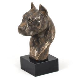 American Staffordshire Terrier - Big, Dog Marble Statue, Limited Edition, Artdog - thumbnail 3