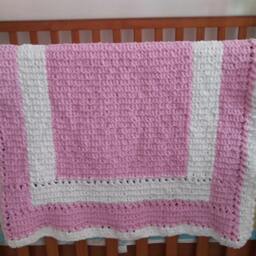 Custom Made Blanket, Handmade Baby & Toddler Order, in Your Color Choice - thumbnail 3