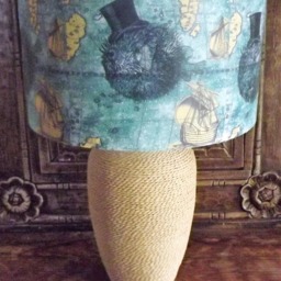 Sea Chart Lampshade, Sir Puffer Fish, Nautical, Maps, Free Gift, Fatta Da Mamma - thumbnail 2