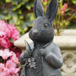 Peter Rabbit Large Resin Statue - Home Garden Ornament Beatrix Potter Decor - thumbnail 2