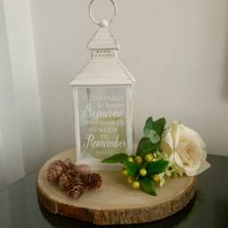 Personalised Memorial Lantern Sympathy Keepsake For Loss Of Loved One - Bereavement Gift - thumbnail 1