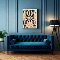 Jazz Festival Art Print, Poster, San Sebastian Wall Decor, Art, Music Abstract Print - thumbnail 2