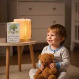 Winnie The Pooh Quote Book Lamp, Braver Than You Believe Folding Light, A Milne Inspired Inspirational Reading Best Friend Gift - thumbnail 3