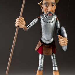 Don Quichotte Marionette Puppet, 18 Inches/45 cm, Hand Made in Prague - thumbnail 3