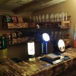 Rustic Wooden Shelves - Bespoke Reclaimed Wood Shelving Custom Length Wall Shelf UK - thumbnail 3