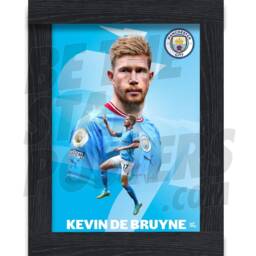 Manchester City Fc De Bruyne 22/23 Action Poster - Officially Licensed Product A4/A3 A2 + Framed Option - thumbnail 2