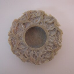 Soapstone Tea Light Candle Holders Set Of 2 - Decorative For Gift & Home Decor - thumbnail 2
