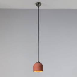 Terracotta Pendant Lamp, Stone Chandelier, Designer Hanging Lights, Scandinavian Design, Concrete Accessories - thumbnail 3