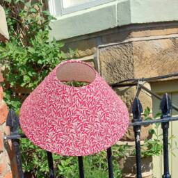William Morris Red Willow Bough Handmade Lampshade Coolie - thumbnail 2