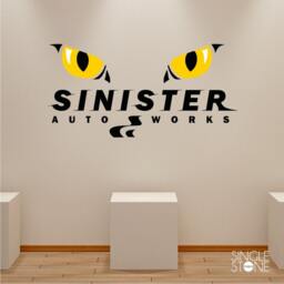 Custom Business Logo Wall Decal Deposit Home Decor - thumbnail 4