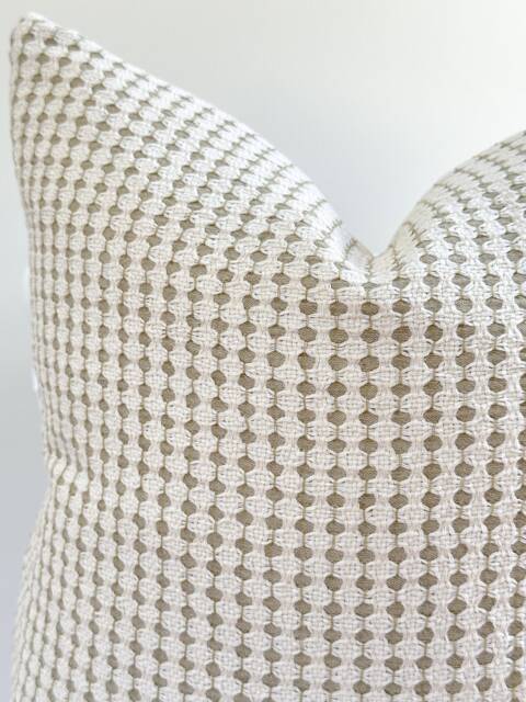 Green Tribal Hemp Hand Woven Natural Dye Color Hmong Lumbar Pillow Cover - image 1