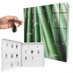 Green Peace Key Cabinet For Home, Box Wall, Minimalist Nature, Nature Lovers - thumbnail 2