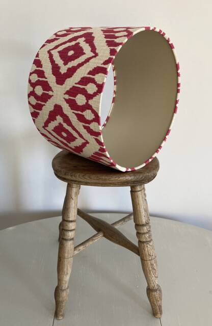 Ikat Bold Begonia Luxury Lampshade. Bespoke. Handmade Table Or Pendant Shades in 20cm, 30cm 40cm - image 1