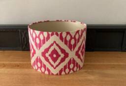 Ikat Bold Begonia Luxury Lampshade. Bespoke. Handmade Table Or Pendant Shades in 20cm, 30cm 40cm - thumbnail 3