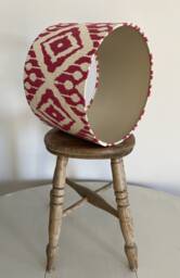 Ikat Bold Begonia Luxury Lampshade. Bespoke. Handmade Table Or Pendant Shades in 20cm, 30cm 40cm